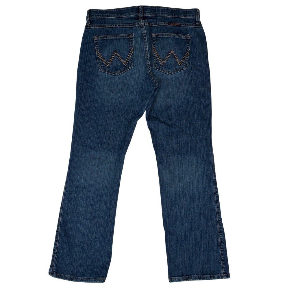 Wrangler Q-Baby Bootcut Jeans Women 9/10x30 Western Cowgirl Riding Stretch Denim - Picture 2 of 13
